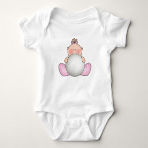 Lil Golf Baby Girl Baby Bodysuit