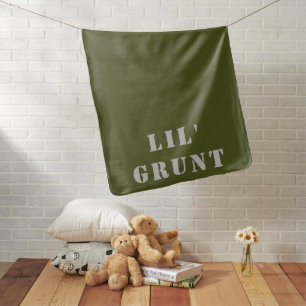 Lil' Grunt Military Baby Blanket