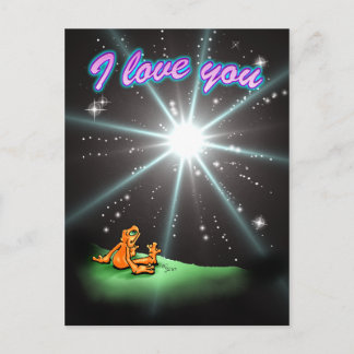 Lil Illow Orange - I love you my star Postcard