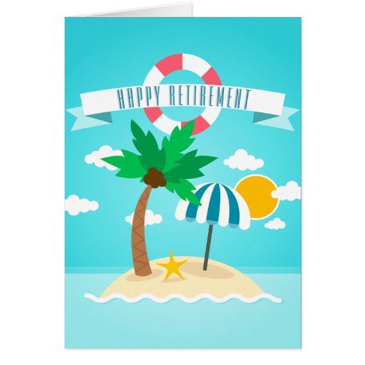 Lil Island Retirement Cards (Front)