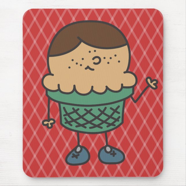 Lil' Itty Charles Cone Mousepad (Front)