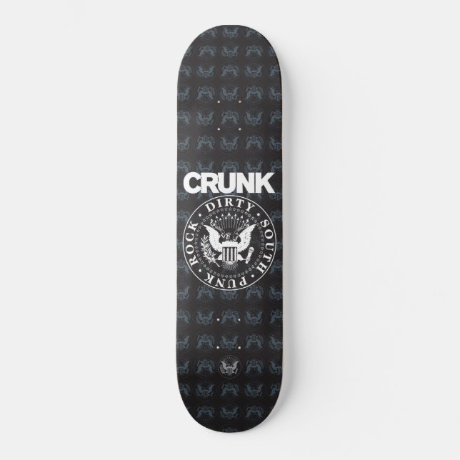 Lil Jon "Crunk Seal" Black Skateboard Deck (Front)