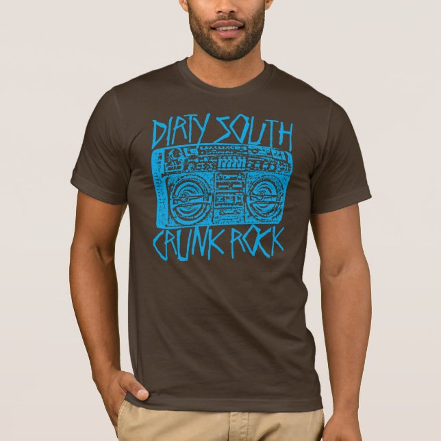 Lil Jon "Dirty South Boombox Blue" T-Shirt (Front)