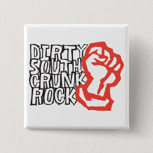 Lil Jon "Dirty South Fist" Red Button (Front)