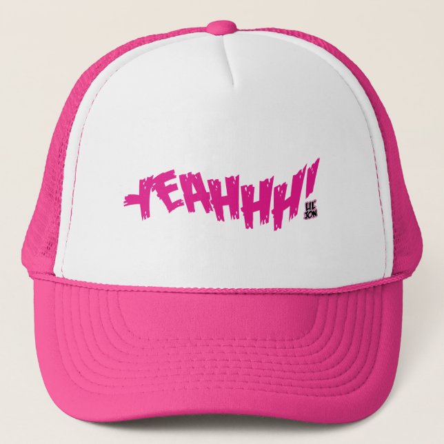 Lil Jon "Yeeeah!" Magenta Trucker Hat (Front)