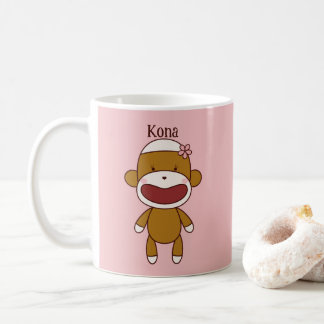 Lil & Kona the Sock Monkeys  Coffee Mug