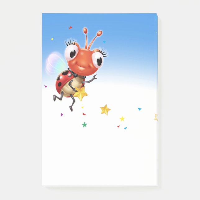 Lil Ladybug note block tall blue fade (Front)