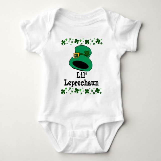Lil' Leprechaun Baby Bodysuit (Front)