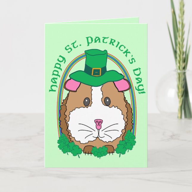 Lil Leprechaun Greetings Card (Front)