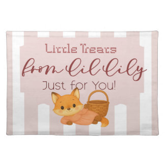 Lil Lily’s Little Treats Cloth Placemat