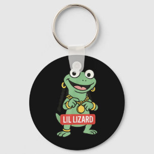 Lil Lizard Funny Lizard Trending Meme Keychain
