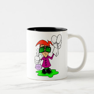 Lil Mad Scientist Two-Tone Coffee Mug
