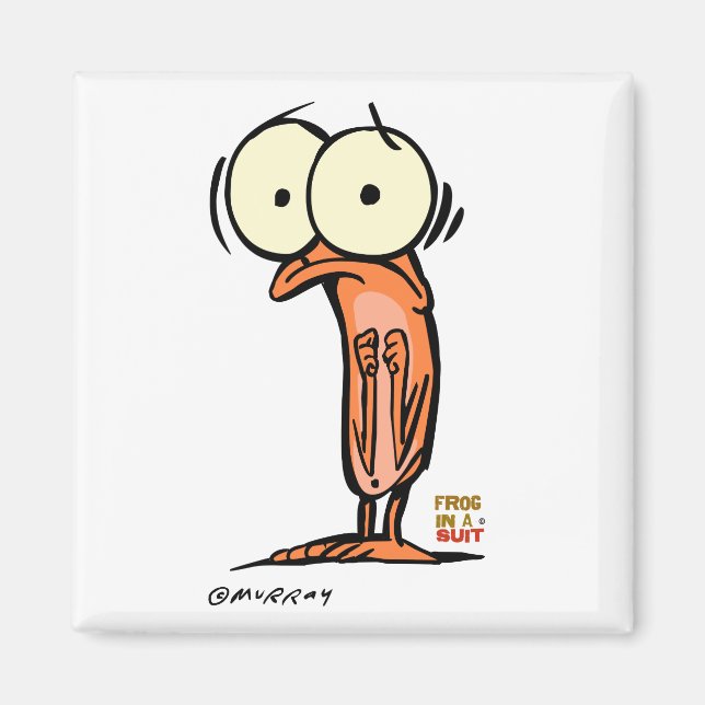 Lil' Maggot Square Magnet (Front)