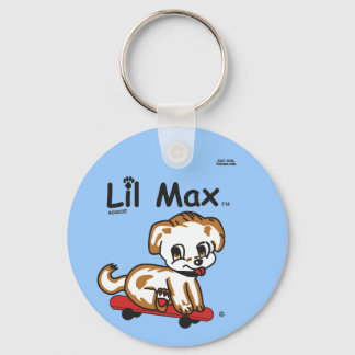 Lil Max Button Keychain