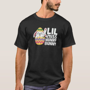 Lil Miss Hunny Bunny Cute Easter Day Bunny Funny   T-Shirt