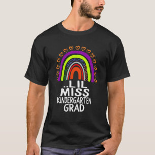 Lil Miss Kindergarten Grad Happy Last Day Of Schoo T-Shirt