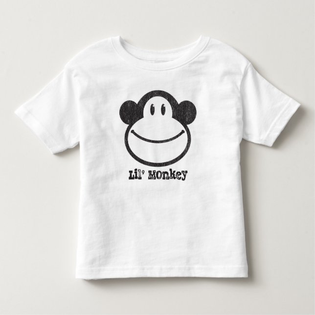Lil' Monkey Toddler T-shirt (Front)