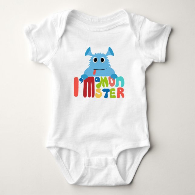 lil monster baby bodysuit (Front)