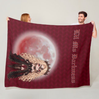 Lil Ms Darkness-Bitten Fleece Blanket
