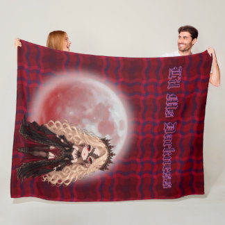 Lil Ms Darkness-Bitten Fleece Blanket