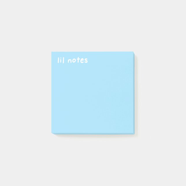 Lil Notes Sky Blue Notes (Front)