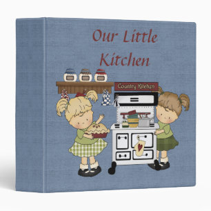 Lil' One's Kitchen Recipe Book / 1.5 Inch 3 Ring Binder