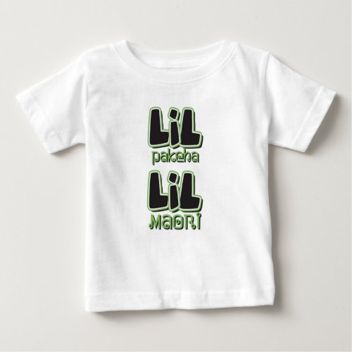 LIL Pakeha LIL Maori Baby T_Shirt