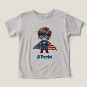 Lil’ Patriot – Cute Baby Bald Eagle Boys' Toddler T-shirt