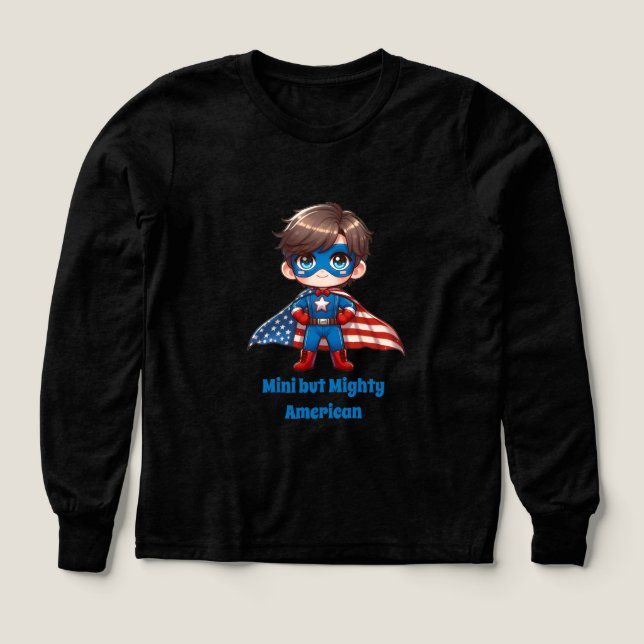Lil’ Patriot  Tri-Blend Shirts (Design Front)
