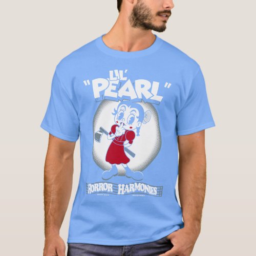 Lil Pearl Vintage toon Gothic Horror T_Shirt