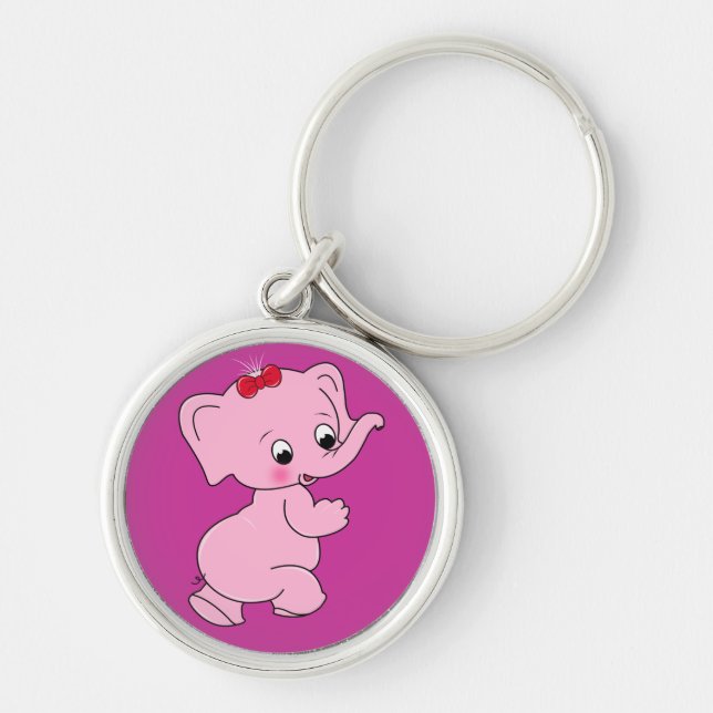 Lil' Plumpy Elephant Keychain (Front)