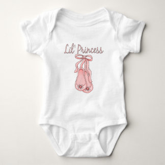 Lil' Princess Ballet Shoes   1 Baby Bodysuit
