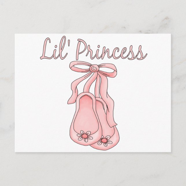 Lil' Princess Ballet Shoes   1 Postcard (Front)