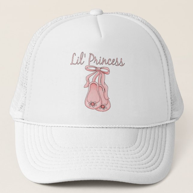 Lil' Princess Ballet Shoes   1 Trucker Hat (Front)