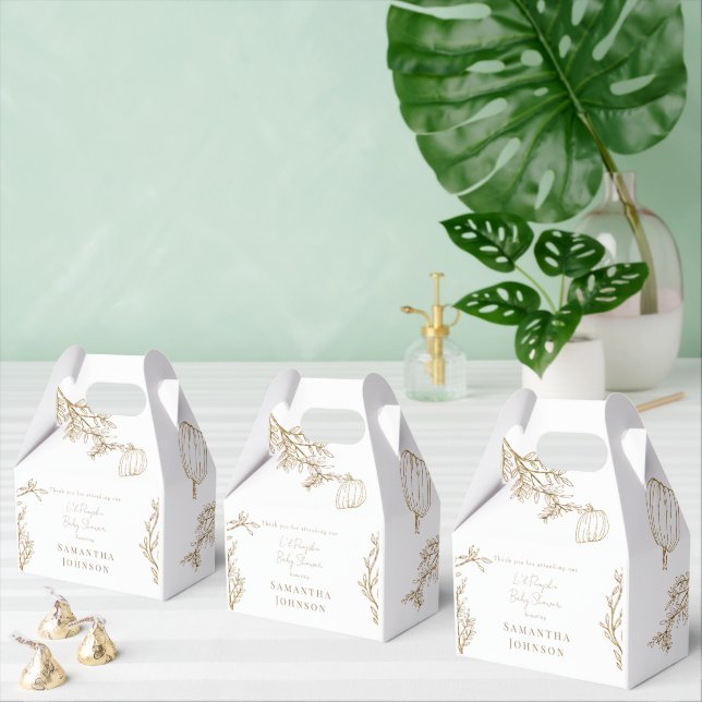 Li'l Pumpkin Baby Shower Favor Box (Multiple)