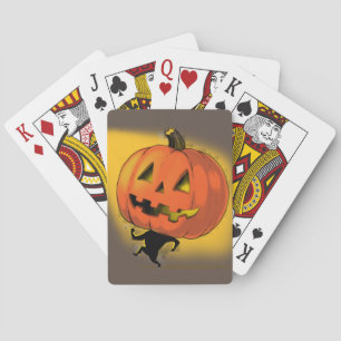 Lil' Pumpkin Head Poker Cards