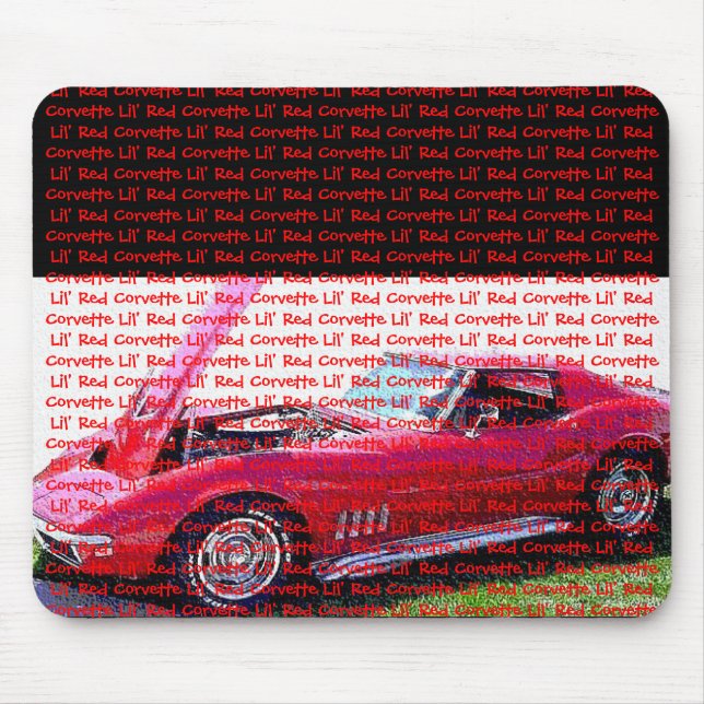 Lil' Red Corvette Mouse Pad (Front)