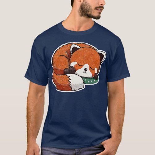 Lil Red Panda Nap T_Shirt