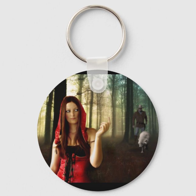 Lil Red Riding Hood Keychain (Front)