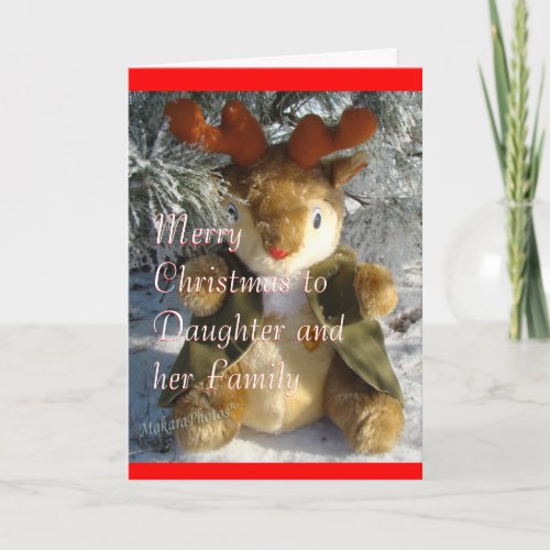 Lil Reindeer Christmas card _ customize it