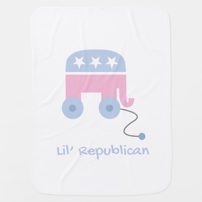 Lil' Republican Baby Blanket (Front)