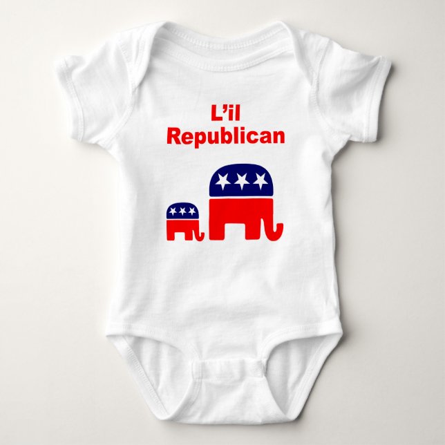 LIL REPUBLICAN BABY BODYSUIT (Front)
