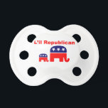 LIL REPUBLICAN PACIFIER<br><div class="desc">L'il Republican</div>