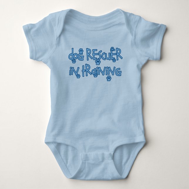 Lil' Rescuer (Boys) Baby Bodysuit (Front)