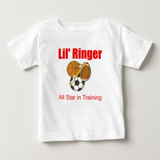 Lil' Ringer  All Star in training Shirt (Front)