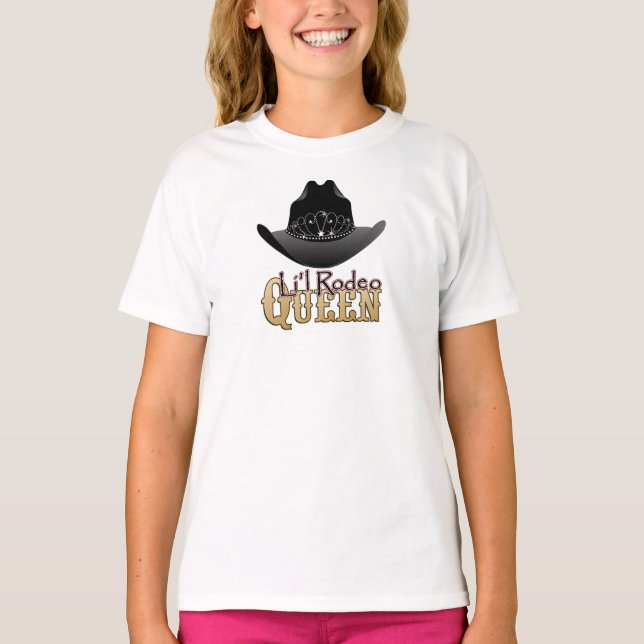 Li'l Rodeo Queen Cowgirl  t-shirt (Front)