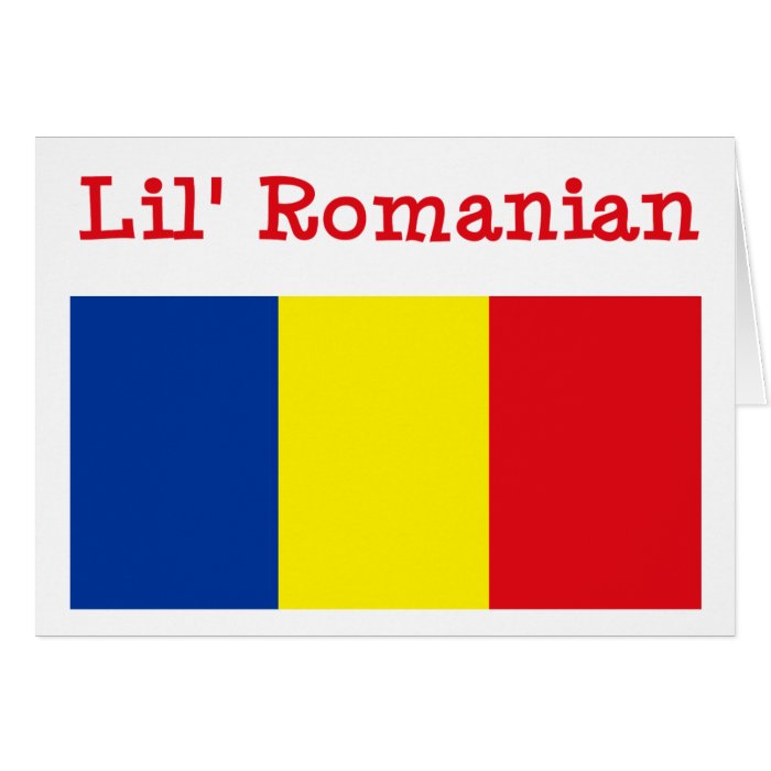 Lil' Romanian Greeting Card
