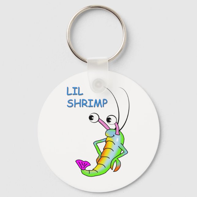 lil shrimp keychain (Front)