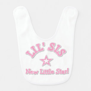 Lil Sis New Little Star Bib
