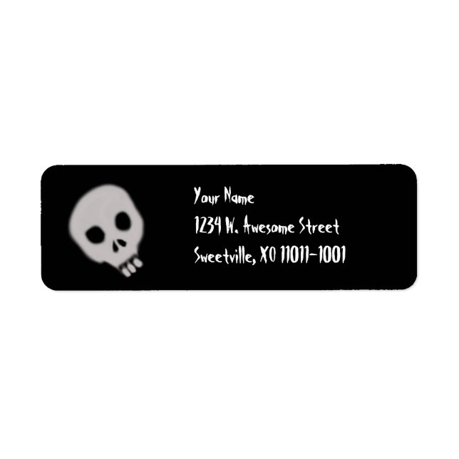 Lil Skull, return address labels (Front)